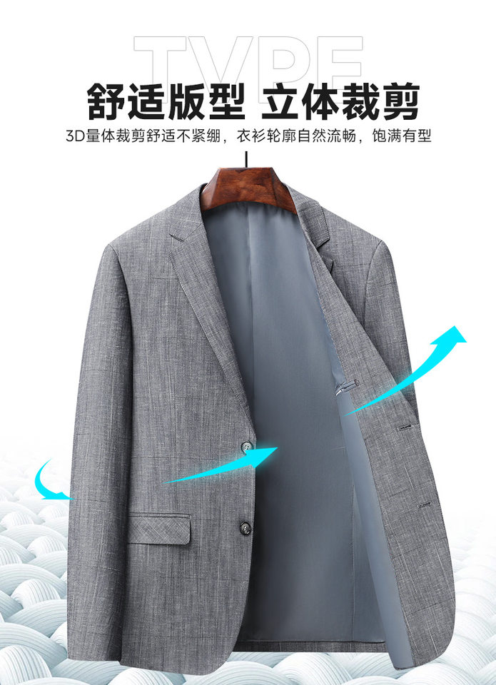 Áo vest nam phong cách Hàn dáng ôm, vải modal cotton mỏng nhẹ, cổ vest một hàng hai nút — Xám trung tính chi tiết 8