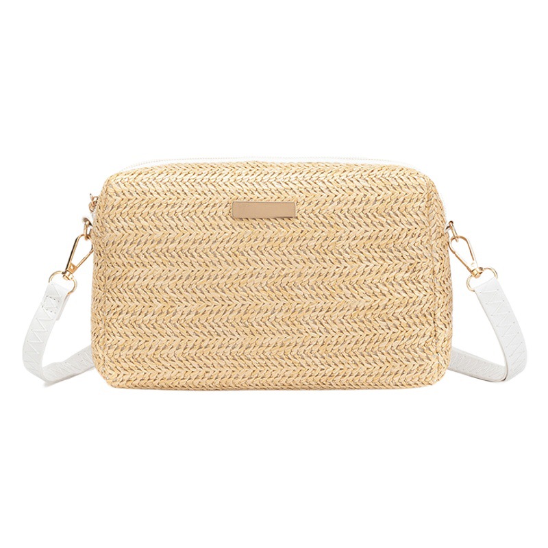 Nicho bolsa de las mujeres 2022 nuevos bolsos de las señoras tejidas bolsa de hombro bolsa de mensajero bolsa de playa de paja de moda