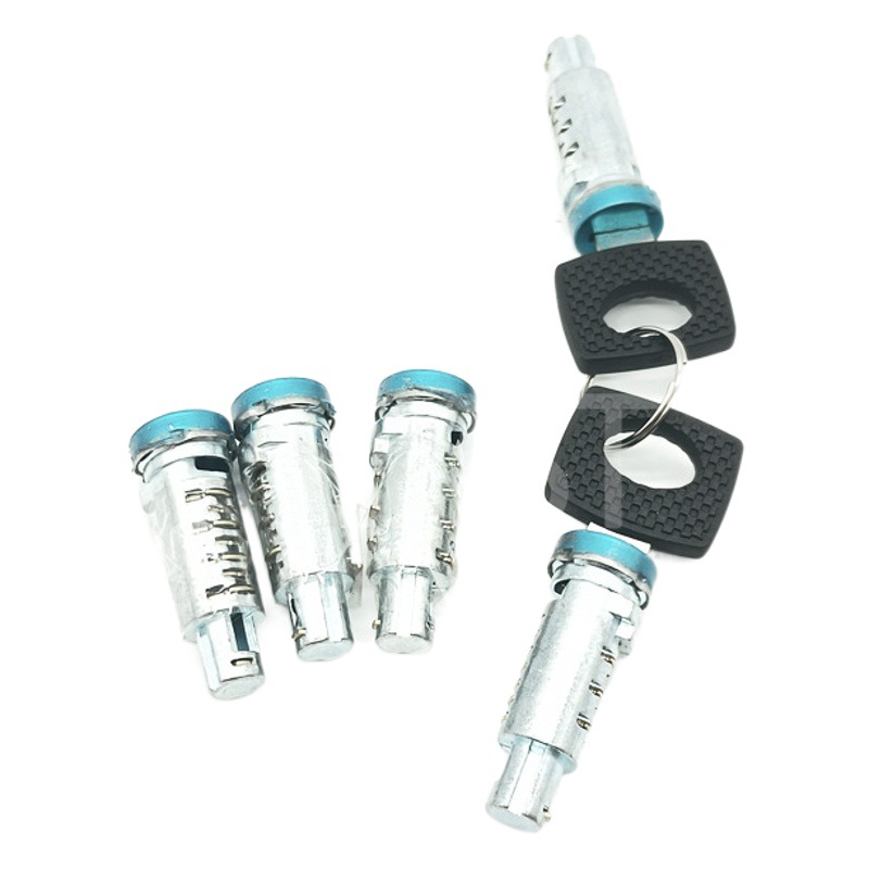 6707600205 cilindro de la cerradura de la ignición de Mercedes-Benz 2 llaves 5 cuerpos de la cerradura A6707600205