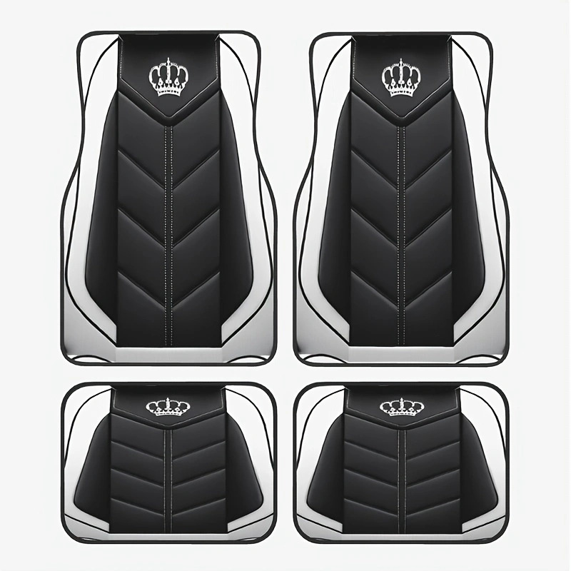 TEMU retro estilo nórdico alfombra de pie de coche alfombra de cuatro piezas tapete resistente a las manchas almohadilla de pie Amazon TEMU al por mayor