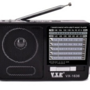 Многодиапазонный старый радиоприемник для зарядки MP3-плеера Bluetooth с USB-разъемом для аварийного радио VX-1636