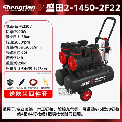 compressor energy saving, Hava kompressorları - shengtian-22l-air-pump-1450wx2
