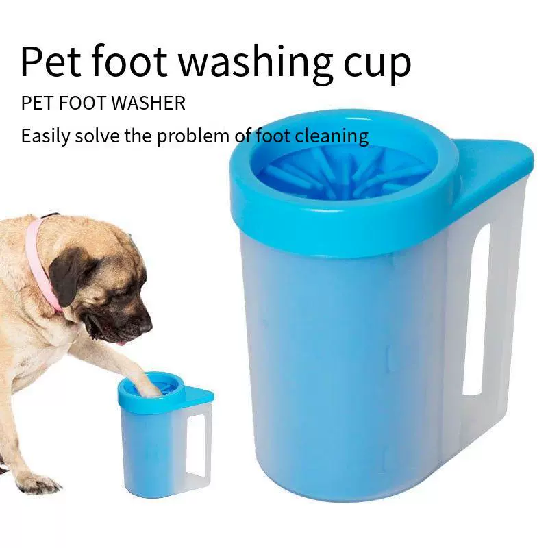 Трансграничная ручка для домашних животных Чашка для мытья ног Кошки и собаки Автоматическое средство для мытья лап Скруббер для ног Чистка домашних животных Косметические принадлежности