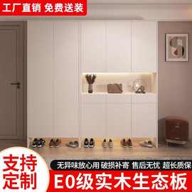 入户门口鞋柜家用现代简约加高进门鞋柜一体靠墙收纳柜鞋柜储物柜