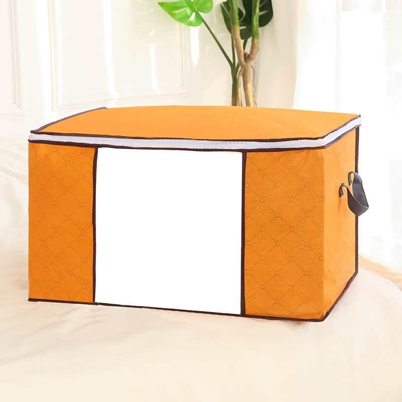 Bolsa de almacenamiento de ropa organizando edredón bolsa grande ropa de embalaje engrosada tela grande hogar a prueba de humedad