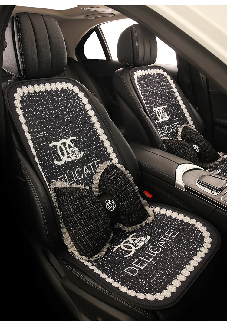 Luxury and stylish car seat cushion, no need to tie, non-slip, does not block airbags, suitable for all seasons, popular online model
