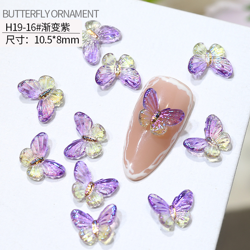 H19-16 # Gradient purple [10.5*8] 1 piece