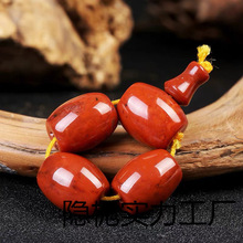 战国红玛瑙配饰三通桶珠配珠文玩珠手串金刚星月菩提子套装头