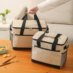 亞馬遜熱銷大容量保溫野餐包斜挎單肩保溫包27L防漏水保冷冰包