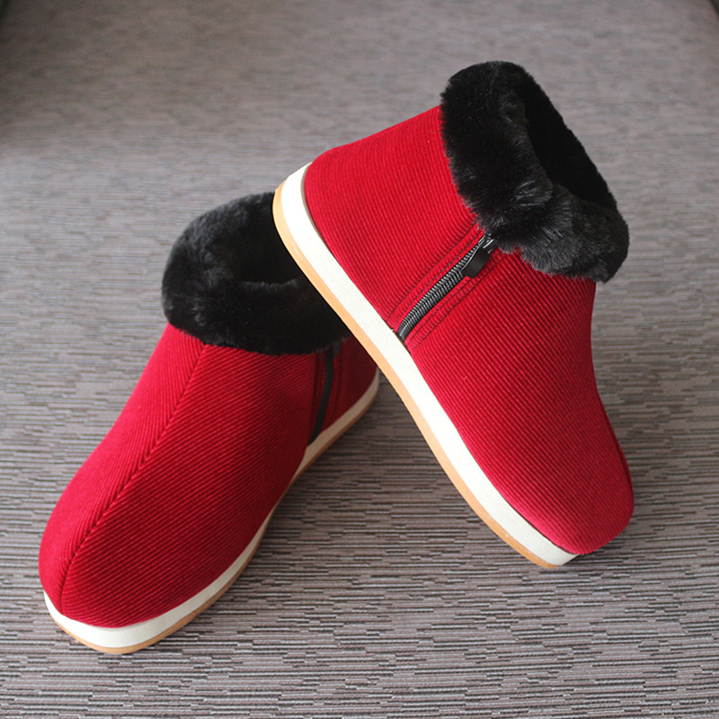 Traditional high-top pure handmade cotton shoes
