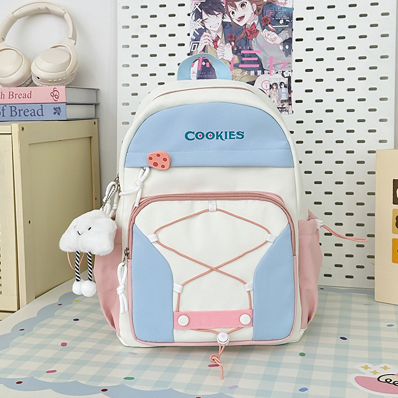 Mochila escolar japonesa nueva mochila de viaje de gran capacidad para estudiantes de secundaria