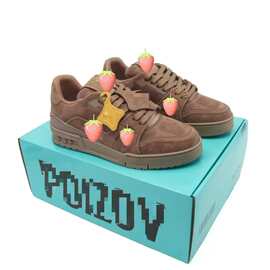 鼎版欧洲站新款运动鞋男女款棋盘格滑板鞋休闲鞋情侣款