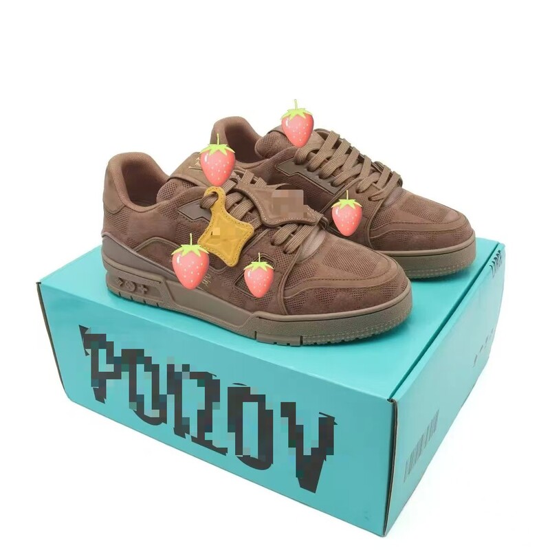 Ding Edition European Style New Sports Shoes for Men and Women, Checkerboard Skateboard Shoes, Casual Shoes, Couple Style