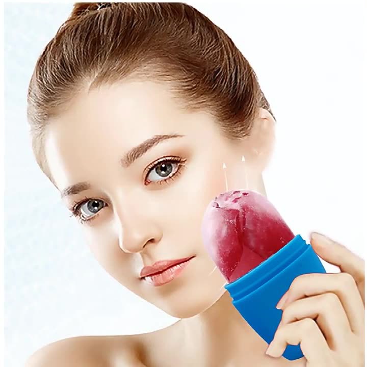 Nuevos productos de belleza, gel de silicona, hielo, molde, instrumento de belleza, rejilla de hielo portátil, enfriamiento, tratamiento de masaje facial