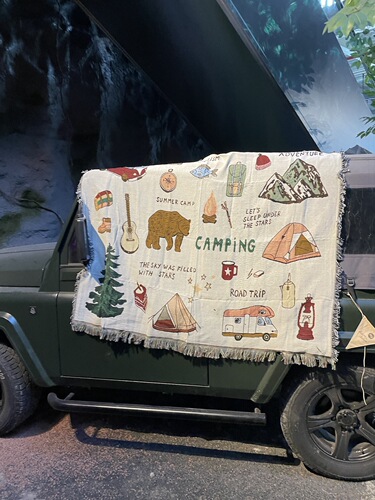 Tent Blanket GooseFrol Commercial Authorized Cape Blanket Cape Camping RV