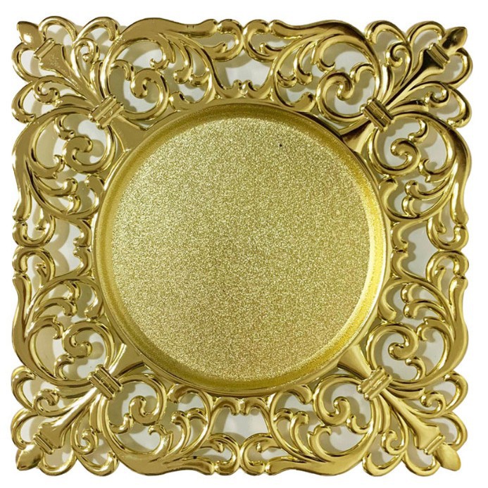 Ventas calientes de comercio exterior retro europeo decoración de mesa almohadilla de Navidad restaurante occidental circular irregular mesa almohadilla