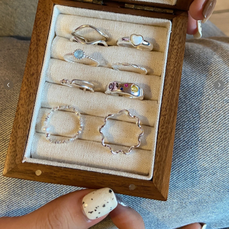 Adjustable Open Ring In 925 Sterling Silver With Sparkling Zirconia_voghion.com
