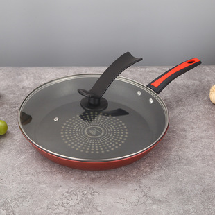 Cross-border New Diamond Frying Pan Household Frying and Stir-frying Dual-purpose Non-stick Pan Omelet Egg Pancake Steak Maifan Stone Universal Frying Pan