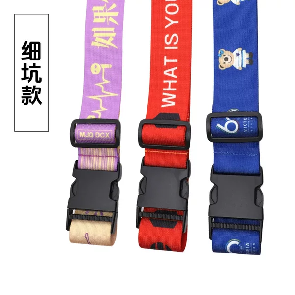 Luggage strap with cross-shaped POM buckle for reinforcement, suitable for international travel, protects luggage from damage and is a secure packing strap