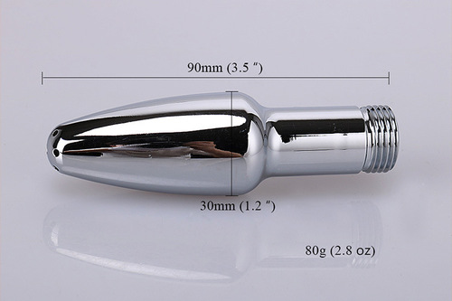 Metal vaginal and anal irrigator, sex toy for men and women, back chamber enema, gay fisting, intestinal cleaning tool