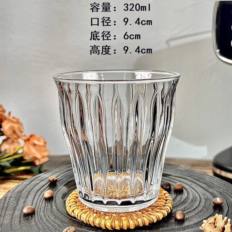 Tazas de vidrio de alto valor, tazas de café de color blanco, tazas de café de color rojo