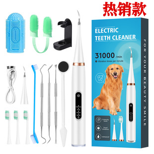 Cross-border Explosive Pet Ultrasonic Dental Cleaner Household Dental Cleaner Dental Calculi Electric Toothbrush Dog Dental Equipment