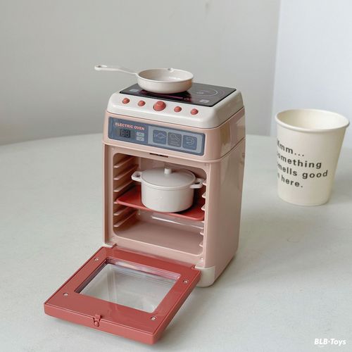 Cross-border children's play house simulation electric small household appliances coffee machine juice machine washing machine oven toaster toy
