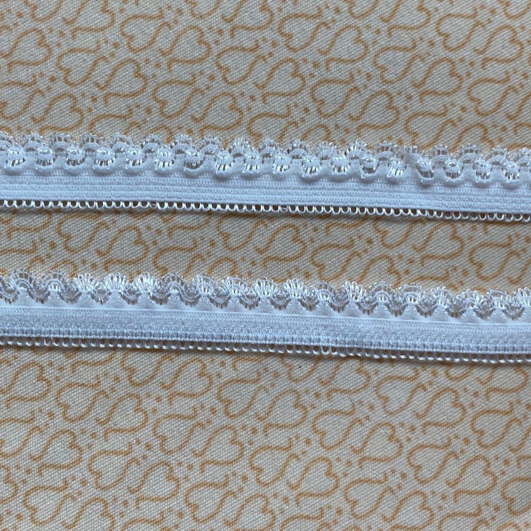 皇冠芽 根光芽针织弹力花边内衣内裤泳衣服装辅料弹力花边 松紧带