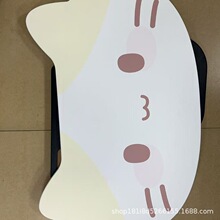 密度板中纤板异型平面木制吸塑贴三胺正面UV打印图案木屋移动别墅