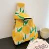 Yellow tulips with accessories