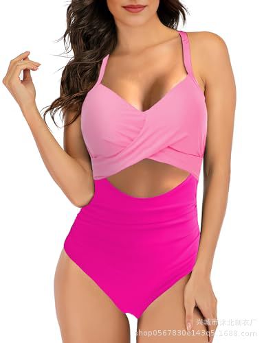 2024 nuevo amazon europeo y americano de mujer sexy unidad de baño abdominal de baño sexy trajes de baño huecos image 12