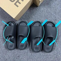 莆田純原ココナツスリッパソフト底Yeezy一字モップslideビーチシューズ男女厚い底屋外サンダル
