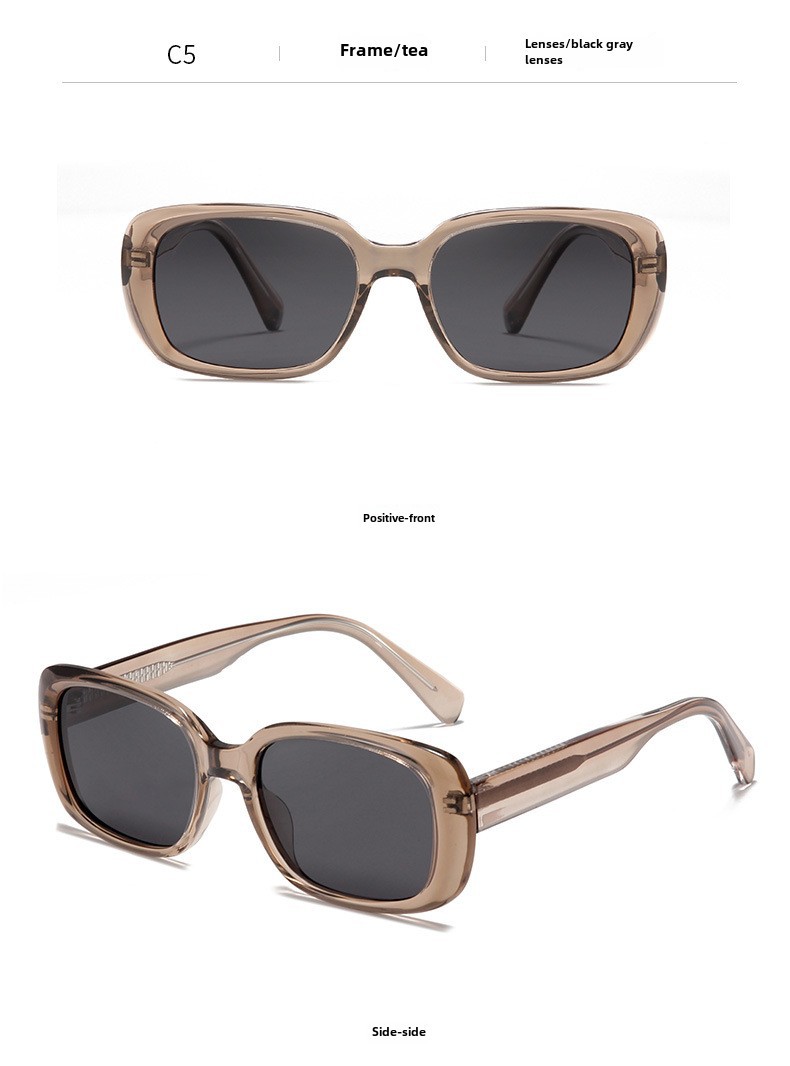 TR712 Rose's Story Yifei Polarized Sunglasses Women's Fashion Korean Cat's Eye Sunglasses_voghion.com