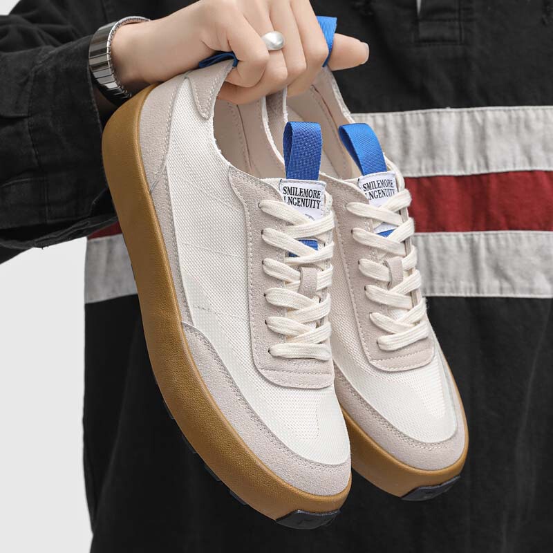 Retro sports thick-soled waffle shoes for men, 2026 summer star shoes, breathable new lightweight casual casual shoes Retro sports thick-soled waffle shoes for men, 2026 summer star shoes, breathable new lightweight casual casual shoes