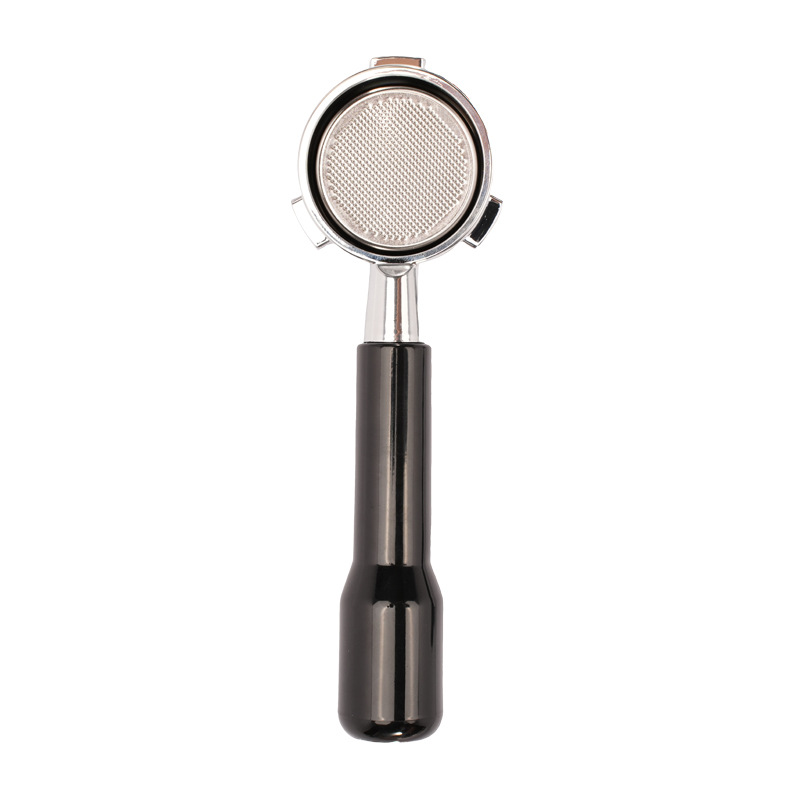 54mm mango adecuado para Platino rico 8 series máquina de café italiano mango sin fondo 304 Acero inoxidable accesorios de extracción de café