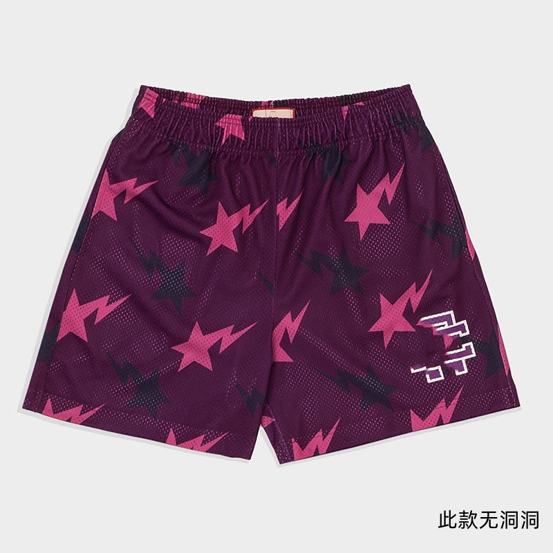 Pantalones deportivos estadounidenses para hombres y mujeres, pantalones de acondicionamiento de verano, pantalones de malla transpirables, sueltos, secos rápidos, pantalones de pareja.