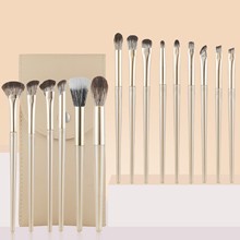 源头厂家化妆刷沧州15支鎏金眼部刷刀锋眉刷