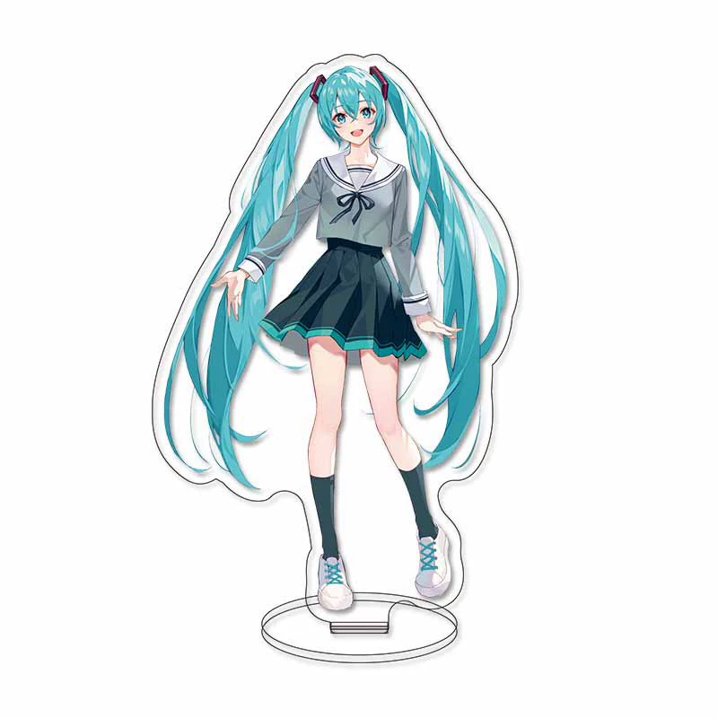Акриловая фигурка Hatsune Miku Miku Snow, 15 см, HD-печать, подарок на день рождения