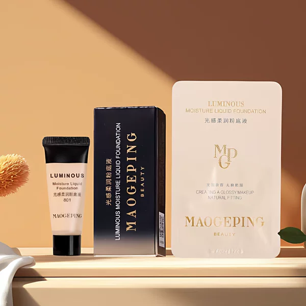 Mao Ge 801 Matte Softening Foundation 1ml Sample Caviar Mask Skin Nourishing Black Cream