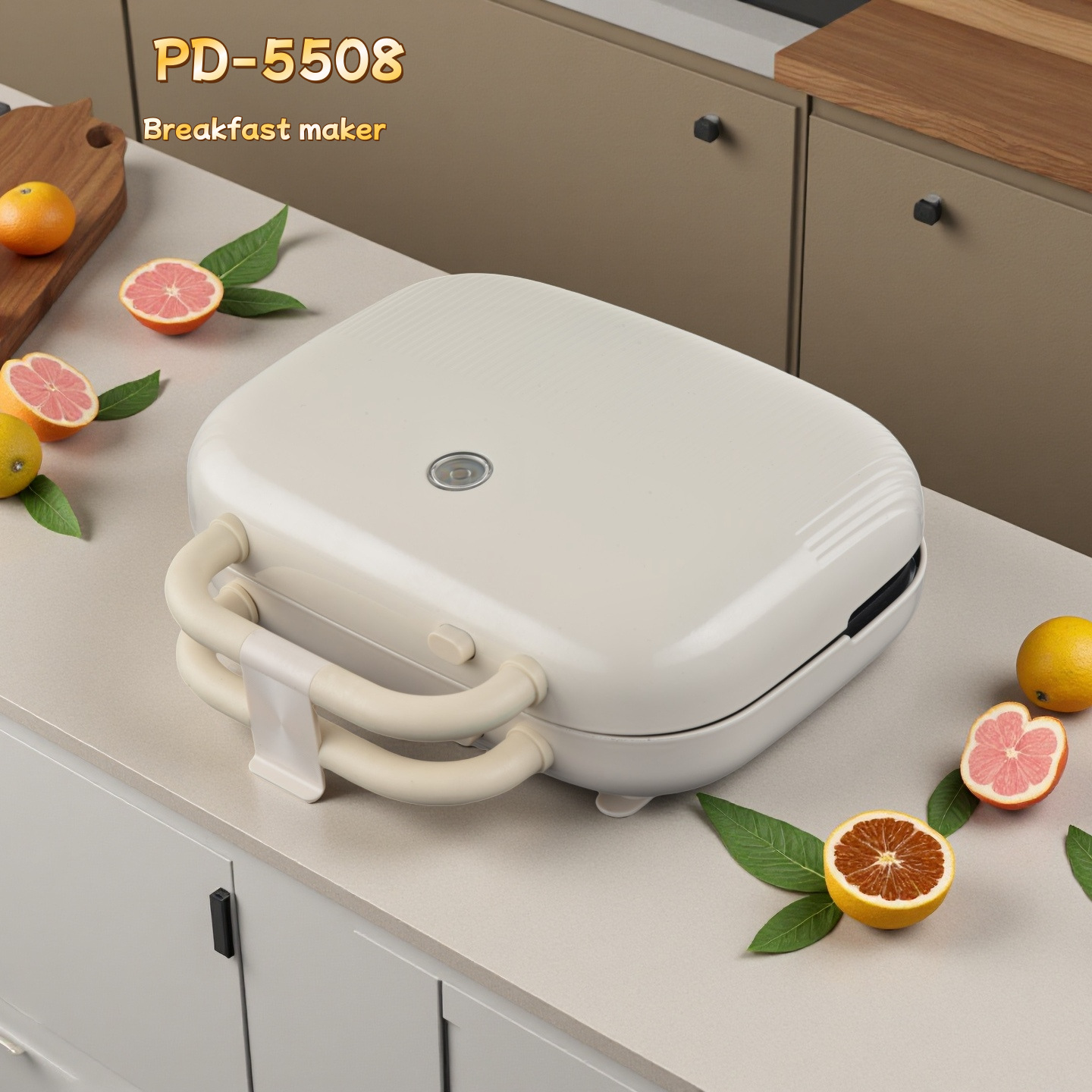 Sandwich Breakfast Maker, Bread Maker, Edge-Pressing Multifunctional Toaster, Sausage Grill, Sandwich Maker