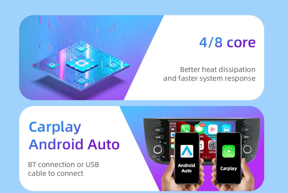 Cross-Border Exclusive Wireless Carplay Car Navigation 16-19 Models 8inch (Overseas Version)