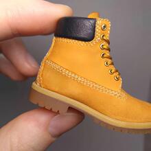 大黄靴马丁靴男踢不烂天伯伦大码登山男户外靴跨境加绒厚底迷彩