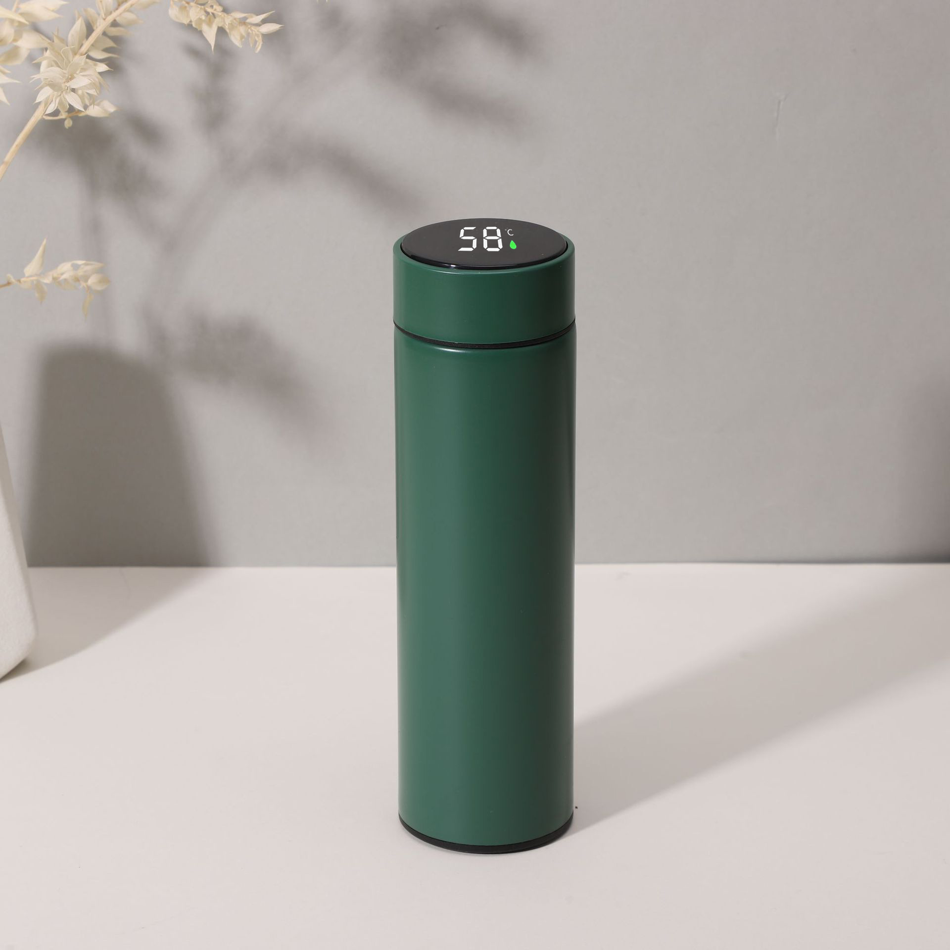 온도표시 500ml 스테인리스 보온병 차거름망 텀블러 로고 각인 맞춤 제작 비