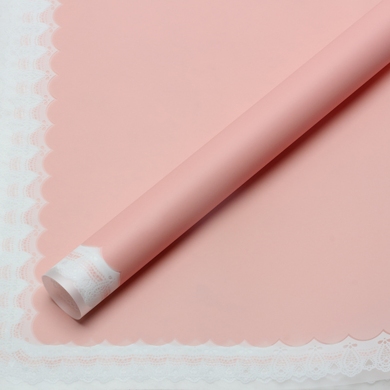 Huaxi encaje marco de papel hansu floral papel de embalaje impermeable engrosado florista material de floral al por mayor