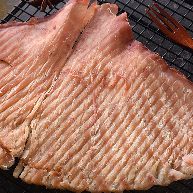 Pumpkin Squid Slices 500g Snack Ready-to-eat Carbonized Hand-torn Squid Strings Seafood Dry Goods Bulk Appetizer for Drinking Noodles