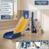 Upgrade to increase the castle slide [Royal Blue* Increase the area to be slide] + ball frame
