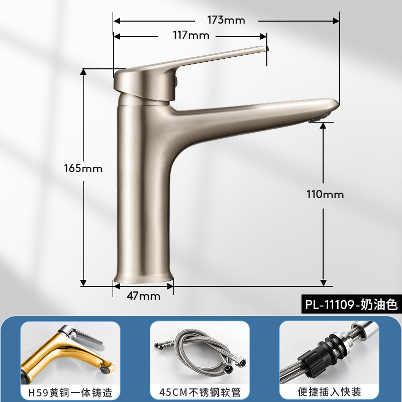 Grifo de lavabo artesanal de cobre antiguo, doble uso para agua fría y caliente, lavabo de baño doméstico, lavabo de encimera, grifo totalmente de cobre.