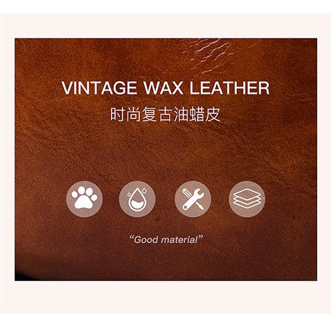 European and American retro women's bag trend, new cross-border hand-held shoulder crossbody bag made of oil wax leather for export, one piece, global consignment undefined