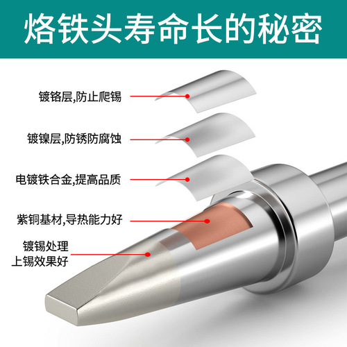 旭峰王203h烙铁头90w120w刀头马蹄头尖头高频电焊头200系列烙铁咀