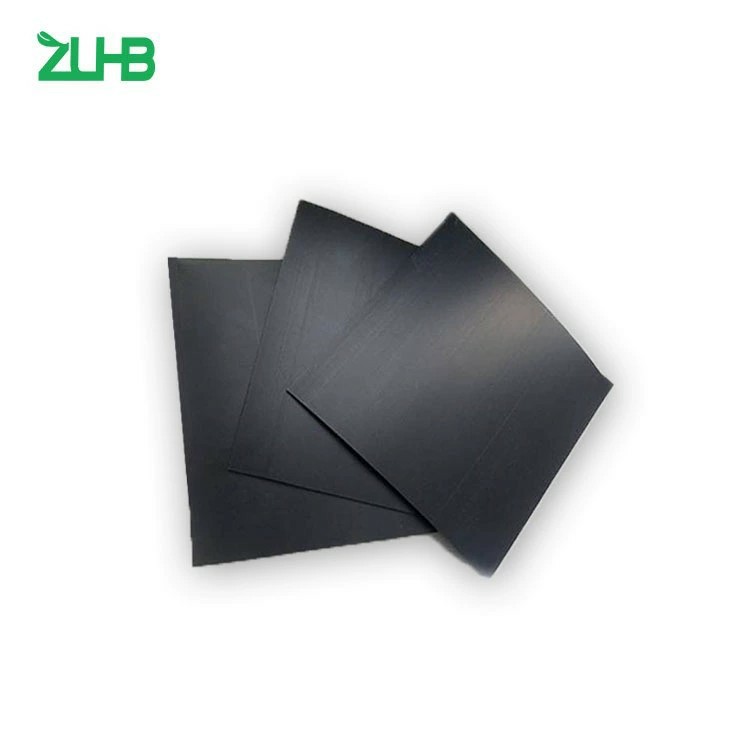 HDPE土工膜1.0mm1.5mm2mm猪场化粪池黑膜沼气池垃圾填埋场防渗膜